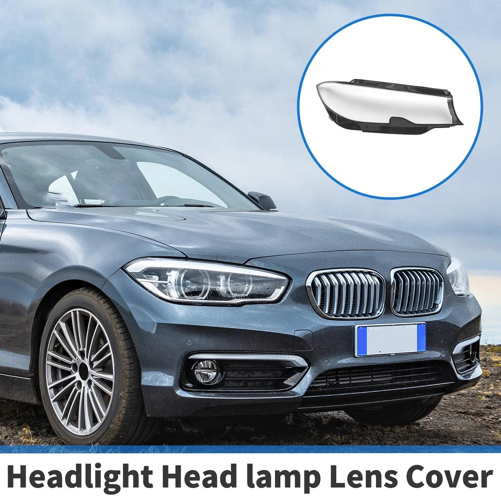 1 Pc Front Right Headlight Lens Cover for BMW 330i (2019-2021)