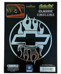 Chroma Chevy Bowtie Flames Emblem Decal for Chevy