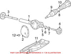 Front Left/Right Drive Axle Shaft Seal for Chrysler Dodge (OEM)