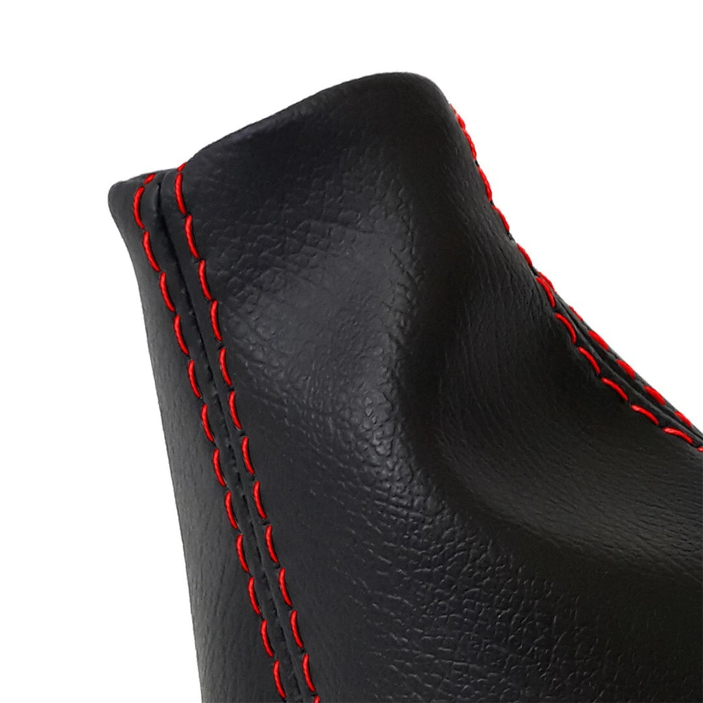 Automatic Shift Boot for Audi Q7 (2007–2015) Red Stitch Leather Synthetic