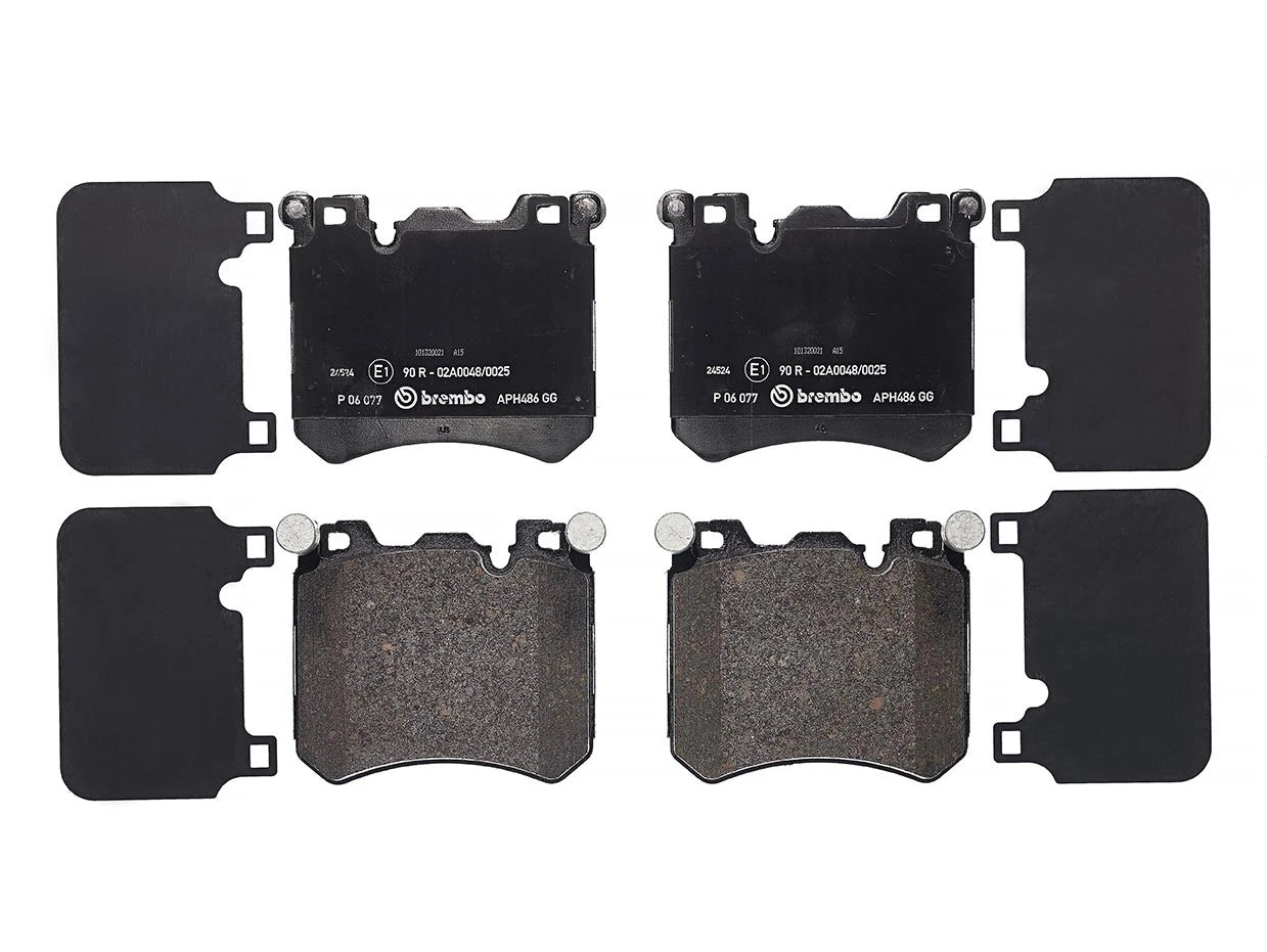 Set of 4 Brembo Front Low-Metallic Brake Pads for BMW E70 X5 M E71 X6 M (2007–2013)