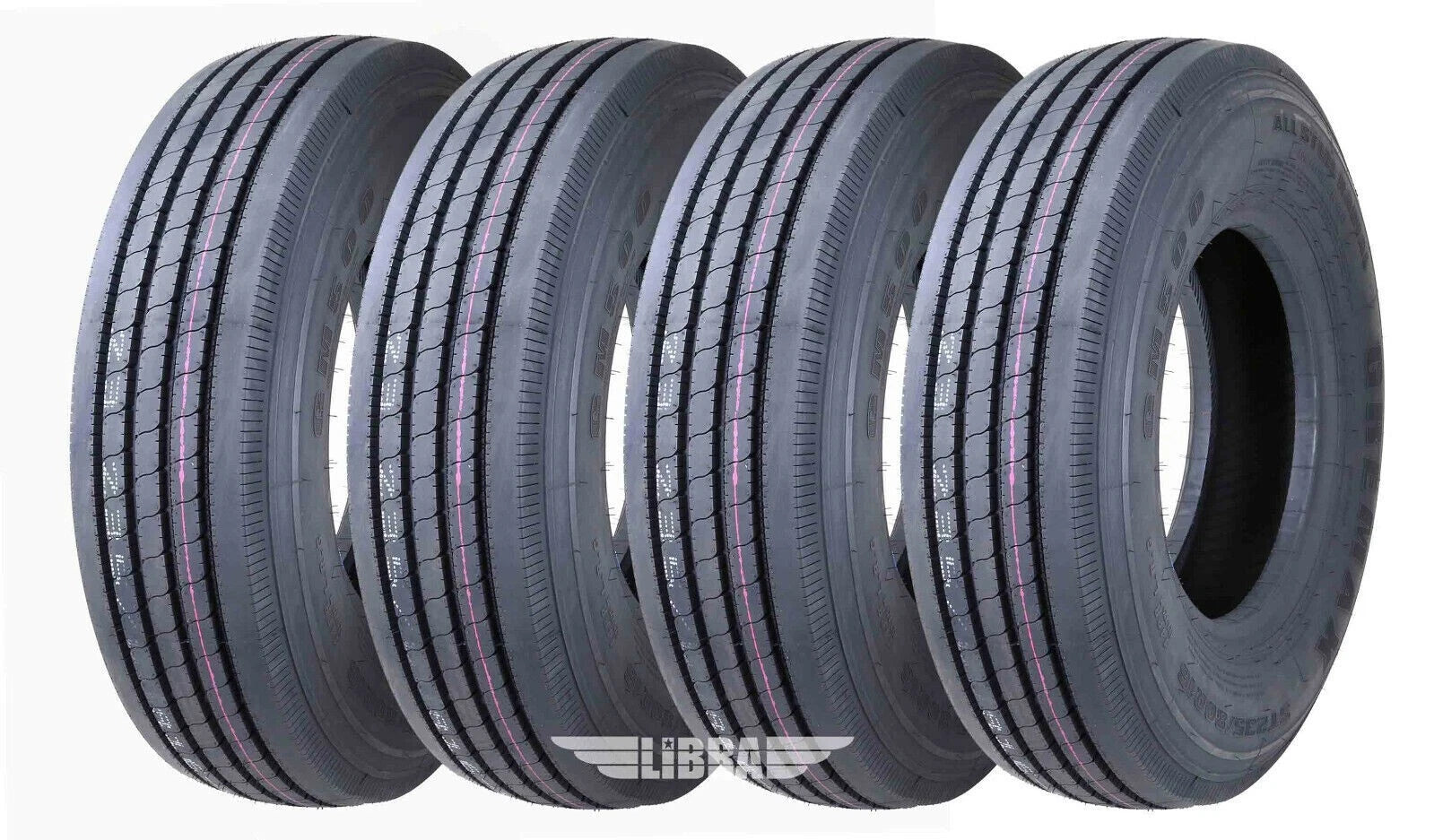 Set of 4 Trailer Tires ST235/80R16 Gremax All Steel 14 Ply PR LR G 129/125M