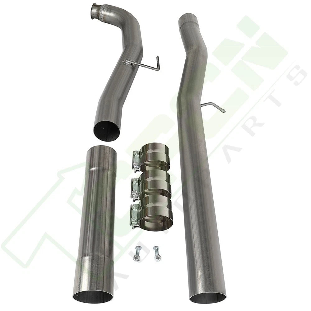 Exhaust Pipe Muffler for Chevy Silverado GMC 2011–2015 6.6L Duramax 409SS