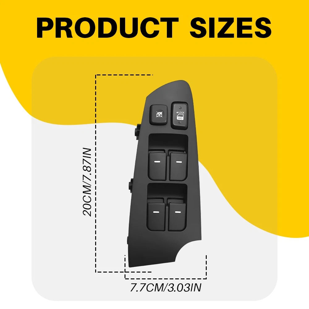 Driver Door Power Window Control Switch for Kia Forte Forte5 (2010–2013)