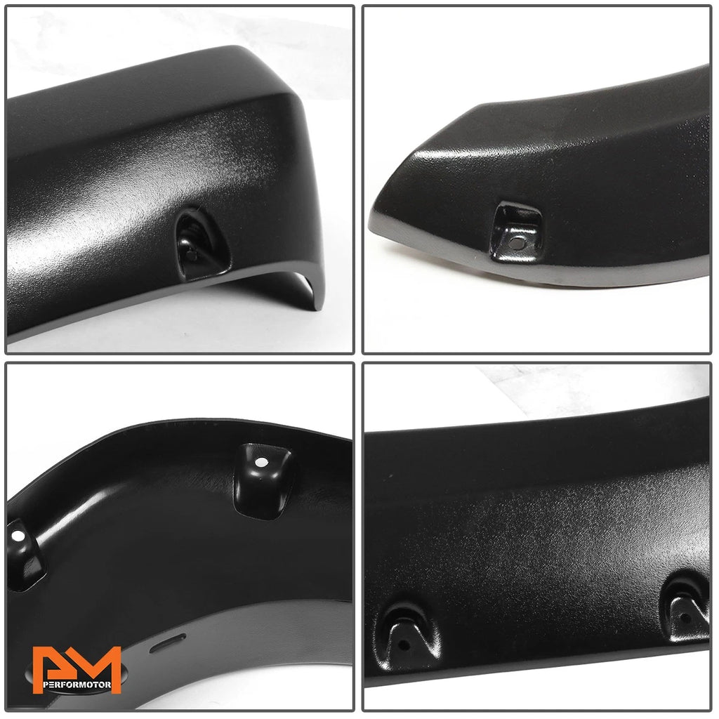 Pocketed-Rivet Fender Flares for Chevy Silverado (2007–2014) 97.6"/78.7"/78" Bed