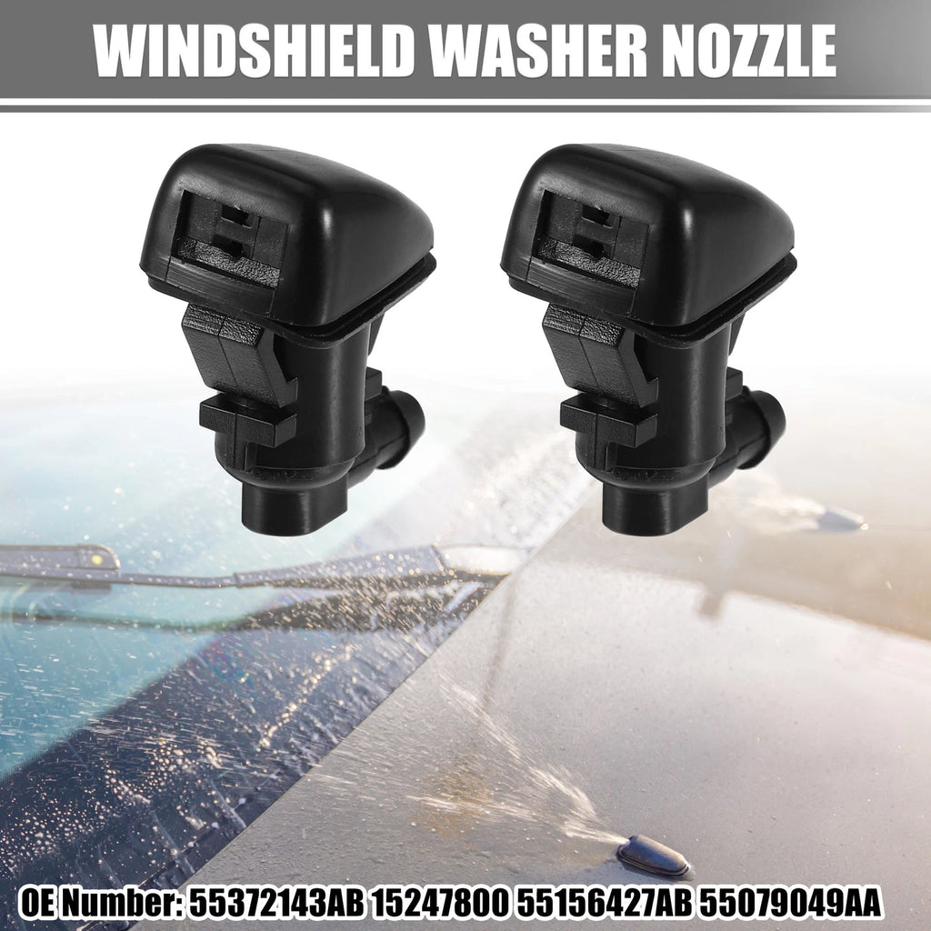 2X Windshield Washer Nozzle Spray Jet for Jeep Grand Cherokee (2005–2016)