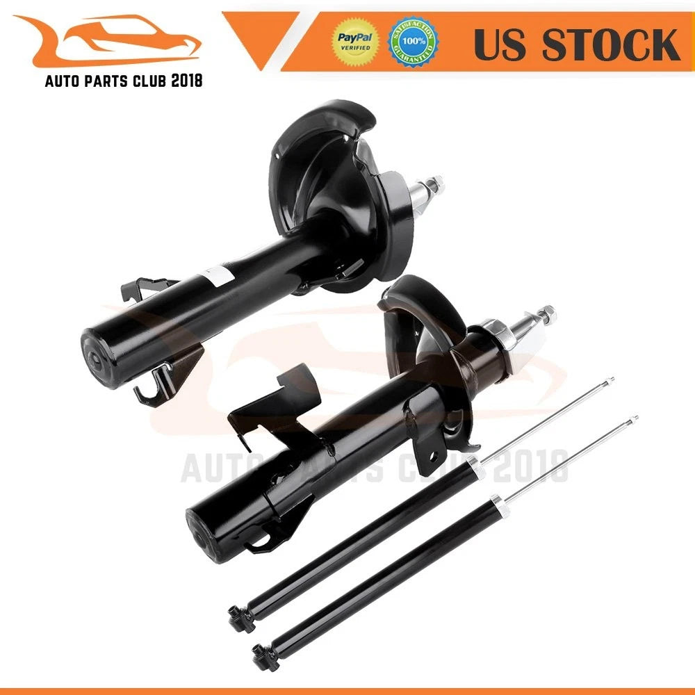 Set of 4 Strut Shock Absorbers Assembly for Mazda 3 (2004–2010)