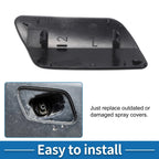 Washer Nozzle Cover Cap Front Left for BMW 640i (2012-2015) Gray