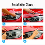 Carbon Fiber Headlight Eyelid Trim for BMW 5 Series F10 (2011–2017)