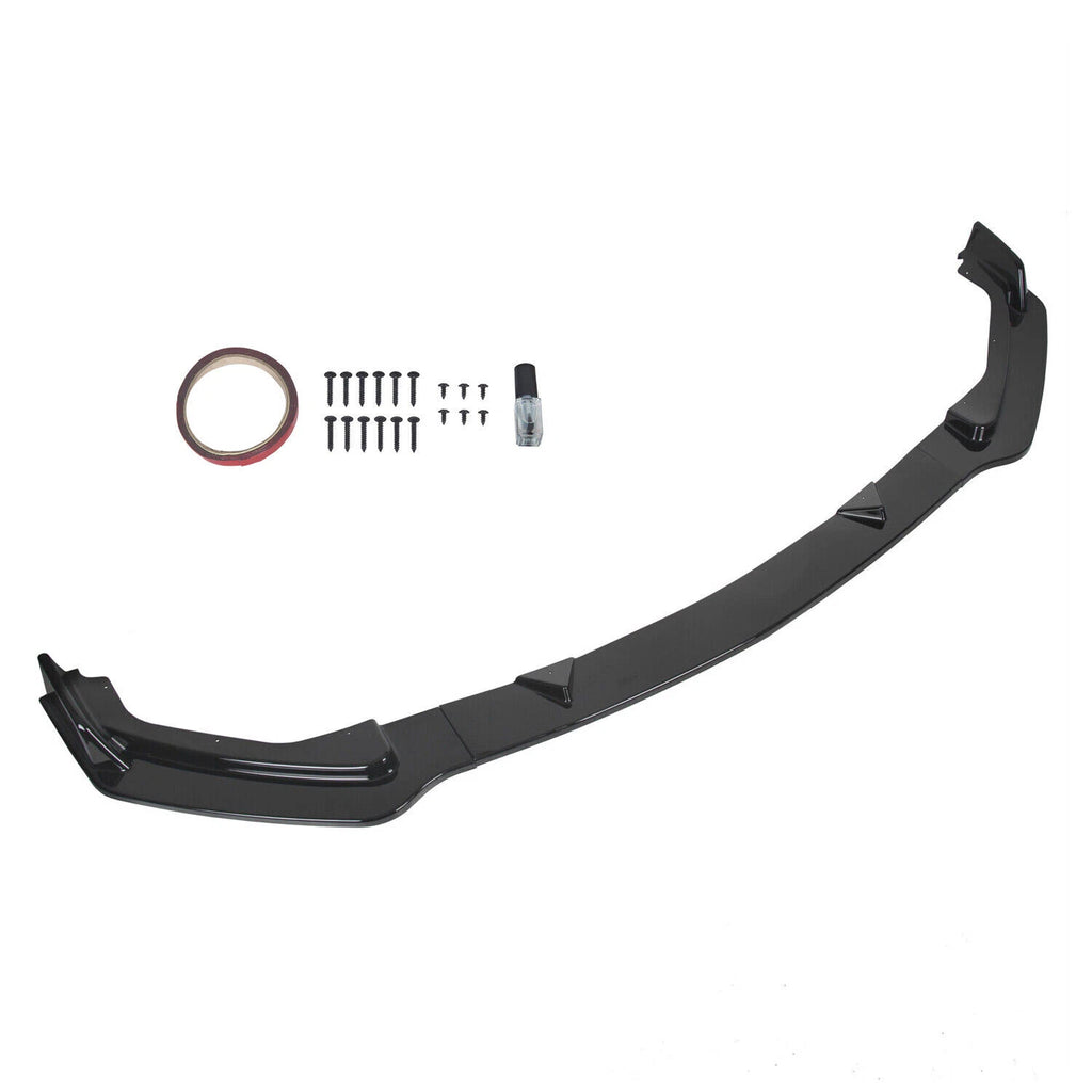 Glossy Black Front Bumper Lower Lip Spoiler Splitter for Infiniti Q50 (2014-2017)