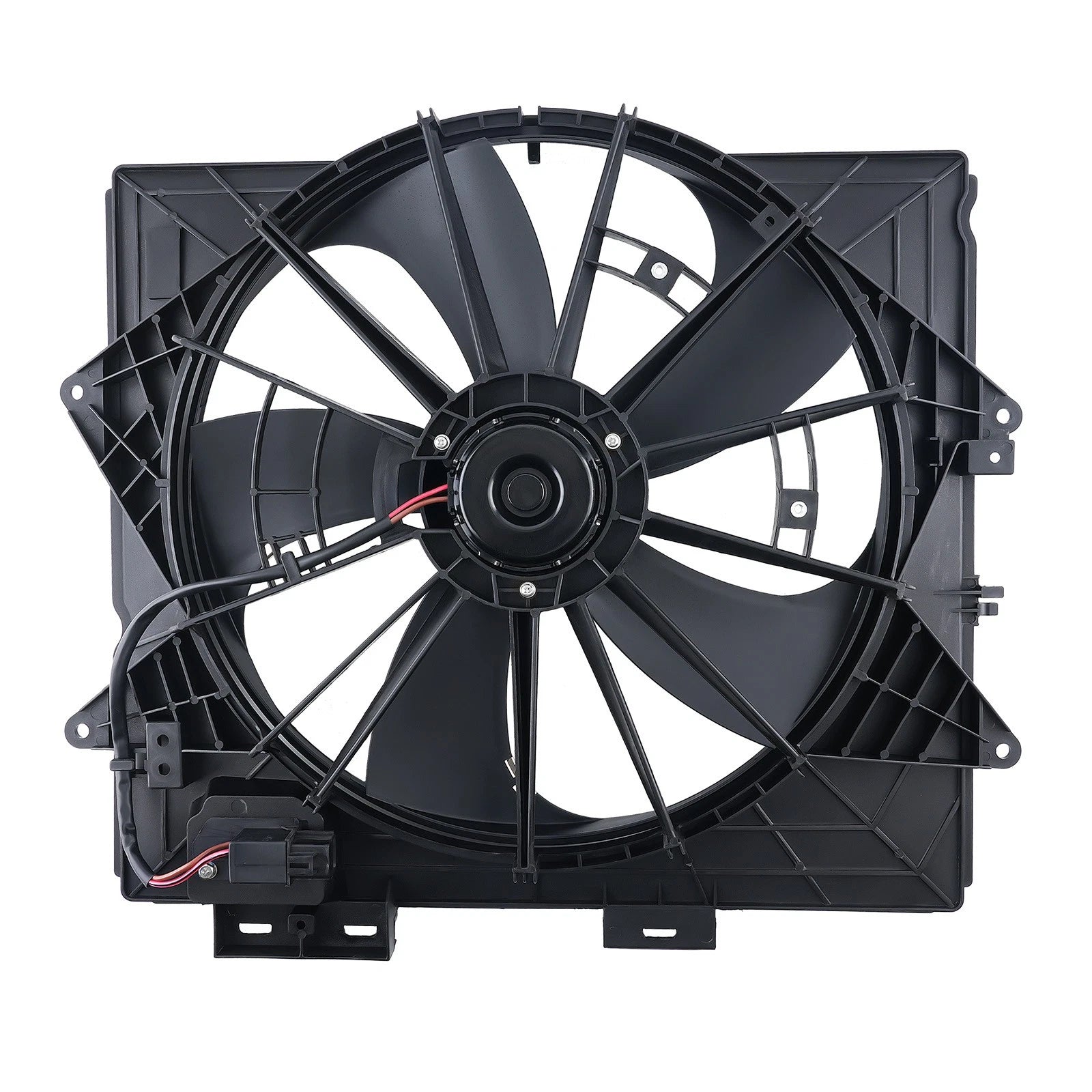 Cooling Fan Assembly for Cadillac CTS/SRX/STS (2009–2013) 25881833 Plastic