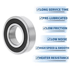 Deep Groove Ball Bearing P5 for Scooter Skateboard Wheel (32x65x17mm)