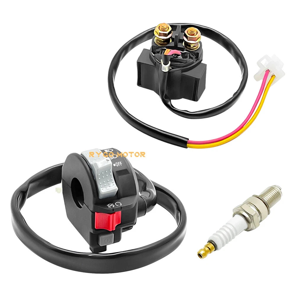 Start Stop Switch Relay Spark Kit for Yamaha Warrior 350 YFM350X (1996–2001)
