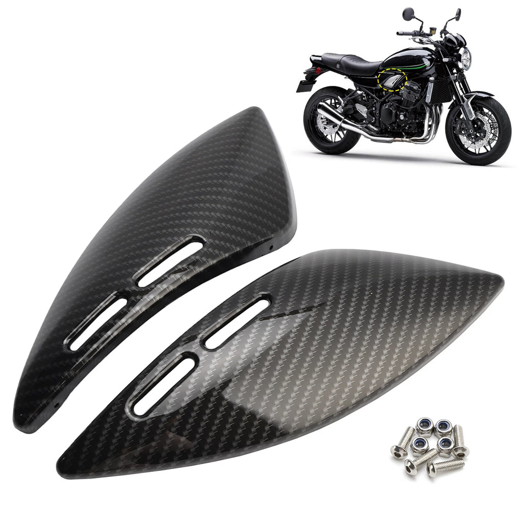 Gas Tank Side Cover Panel for Kawasaki Z900RS (2018–2024) Carbon T9