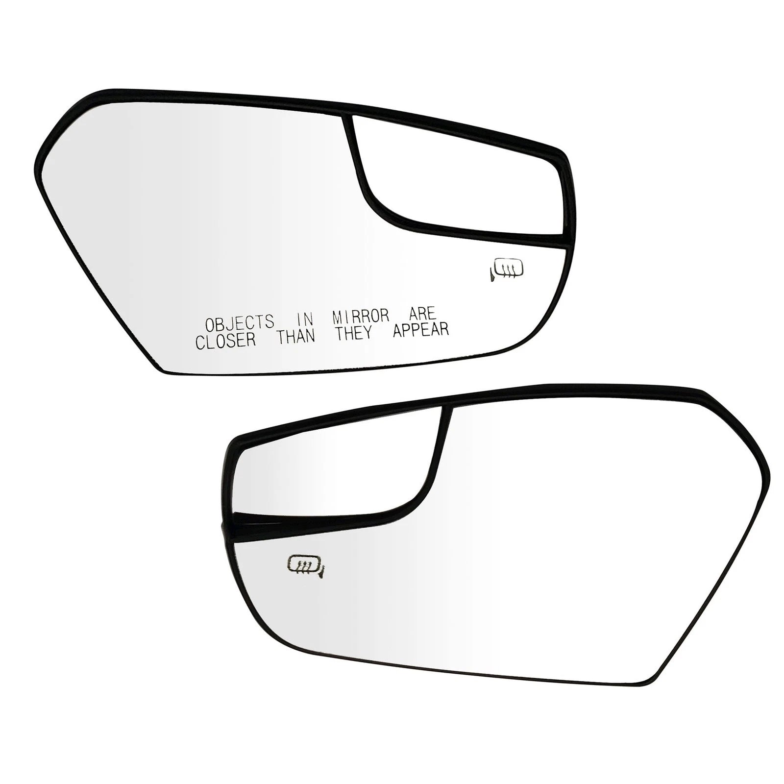 2X Rear View Heat Mirror Glass with Backplate GJ5Z17K707A for Ford Escape (2017–2018)