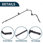 Radiator Hose Coolant Pipe for Audi A3 (2004–2012) 1 Pcs Iron Black