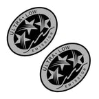 2X Outboard Graphic Sticker for Mercury (CA DOT, Silver)