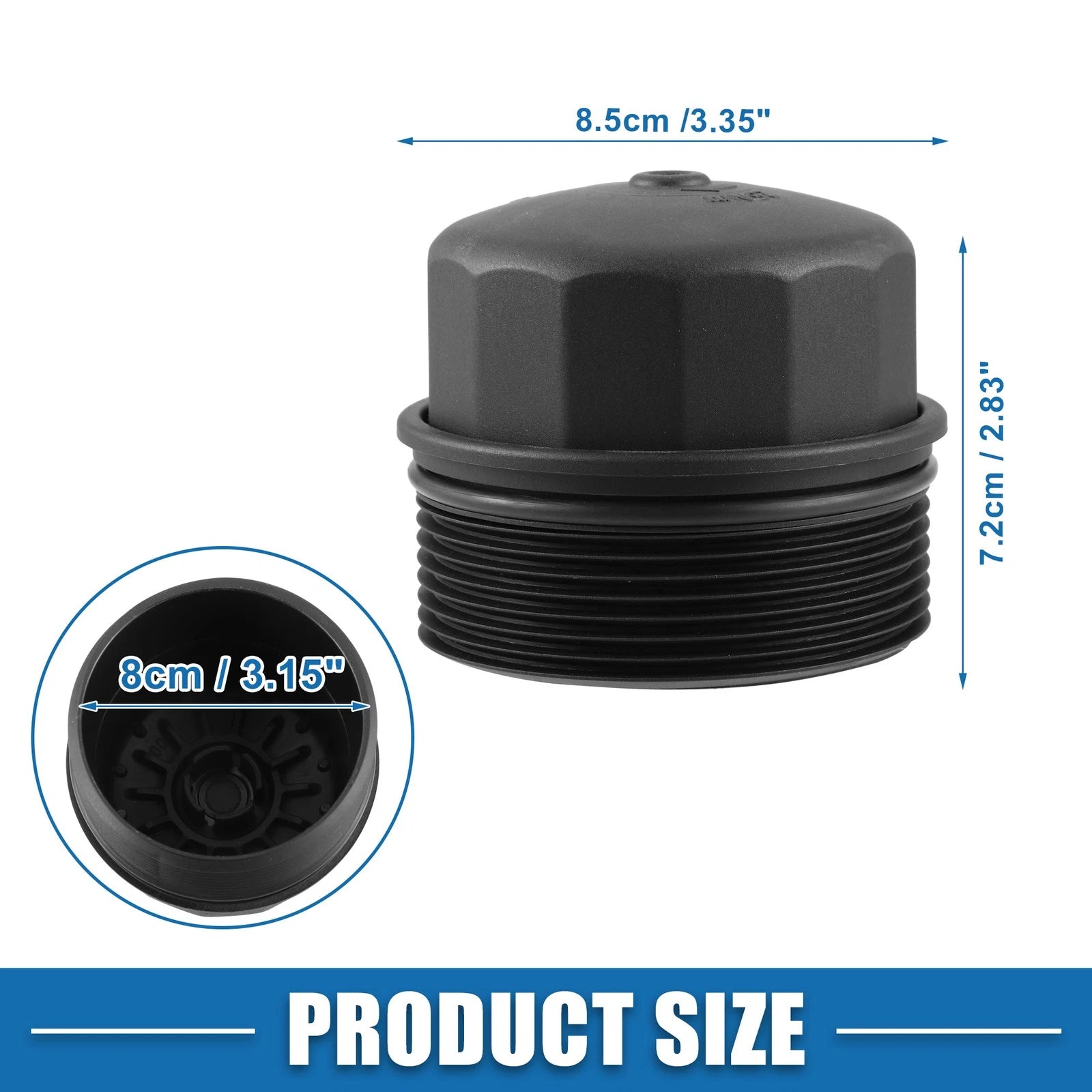 Engine Oil Filter Cap A1041840608 for Mercedes-Benz C220 C230 C280 (1994–2000)