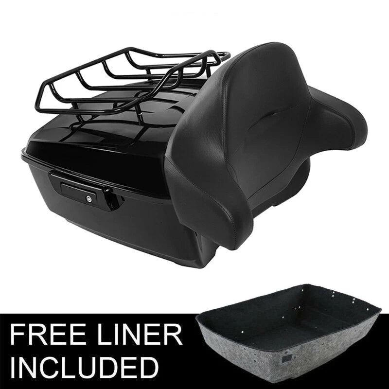 Trunk Backrest Pad for Harley Electra Glide, Street Glide (2014–2026)