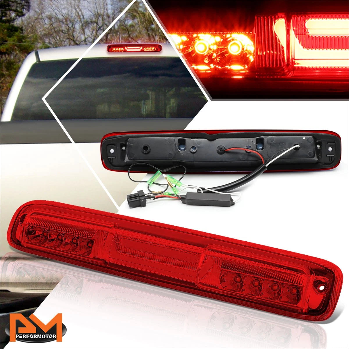3D LED Bar 3rd Tail Brake Light for Silverado/Sierra (1999–2007)