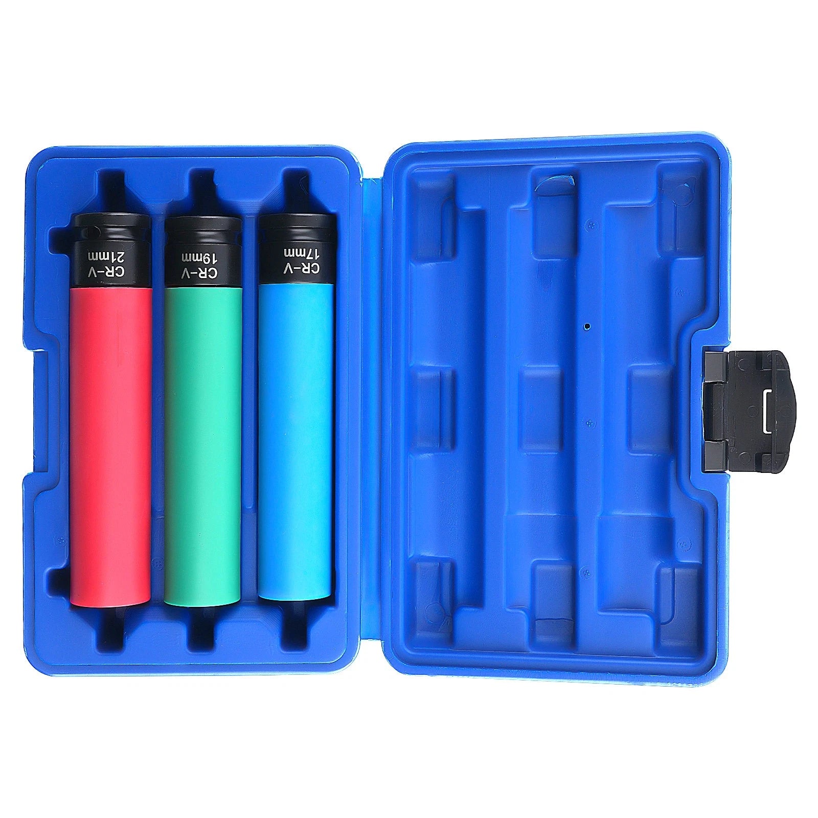 Set of 3 Impact Sockets 17mm 19mm 21mm for Wheel Nuts