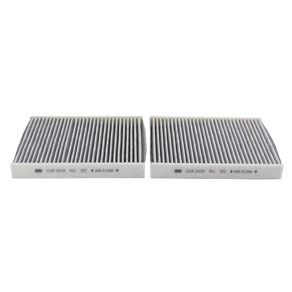 Set of 2 Activated Charcoal Cabin Air Filters for BMW F01 F02 (2008–2017)