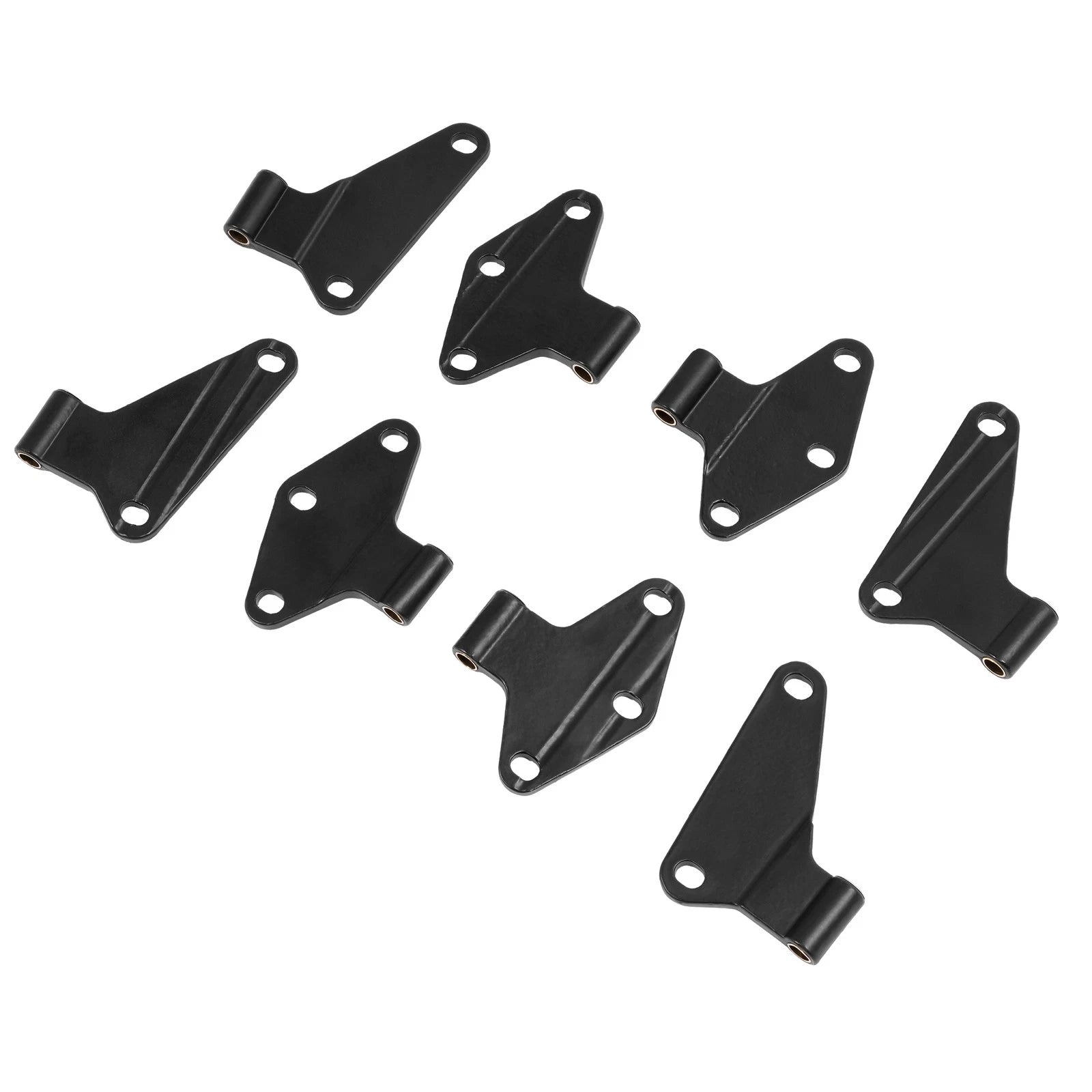 Set of 8 Inner Steel Body Door Hinges for Jeep Wrangler JK (2007–2018)