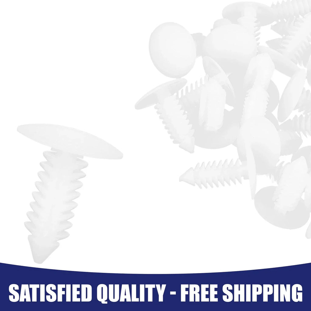 White Expansion Trunk Clips for Honda (40)