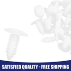 White Expansion Trunk Clips for Honda (40)
