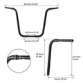 Ape Hanger Bar 1 1/4" 18" Rise for Harley Sportster 883 (2004–2023)