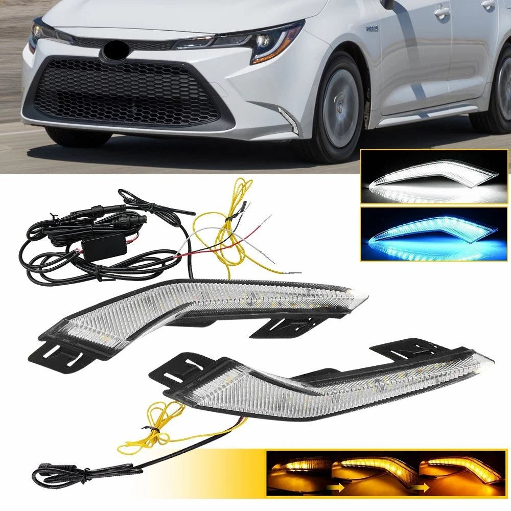 LED DRL Fog Lights for Toyota Corolla (2020–2022)