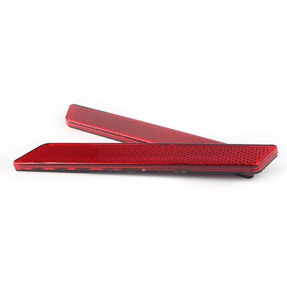 Reflector Saddle Bag Latch Cover Red for Harley Touring Road King (2014–UP)