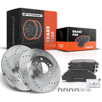 Front Drilled Brake Rotors & Ceramic Brake Pads for Honda CR-V (2017–2023)