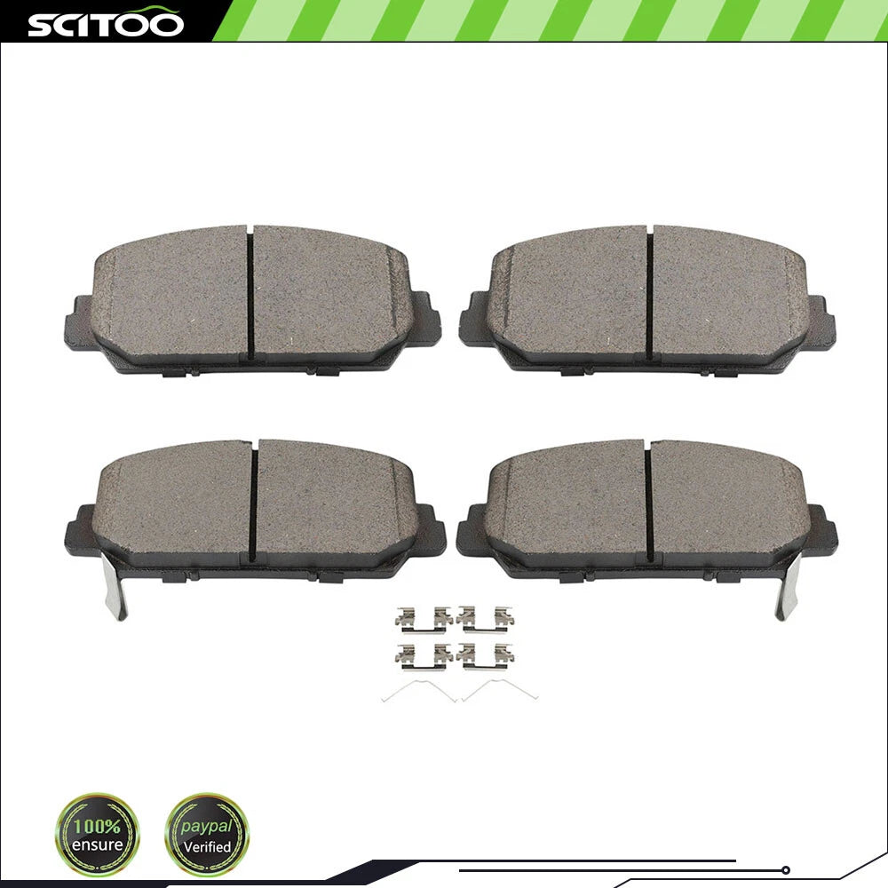 Front Ceramic Brake Pads Kit for Honda Civic (2017–2020) SI Models