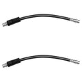 Set of 2 Front Brake Hydraulic Hoses for Audi 100, 100Quattro, A6, S4, S6