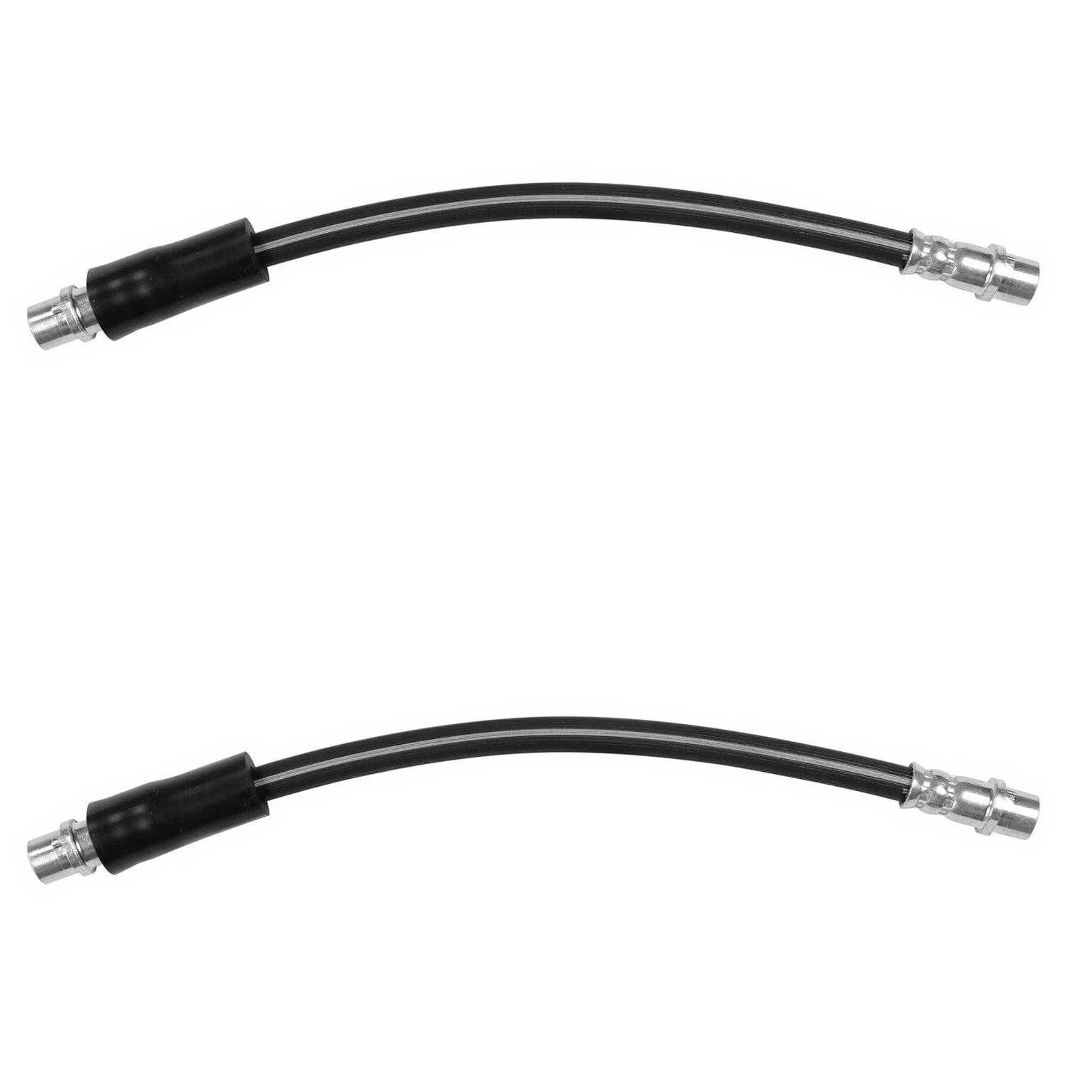Set of 2 Front Brake Hydraulic Hoses for Audi 100, 100Quattro, A6, S4, S6