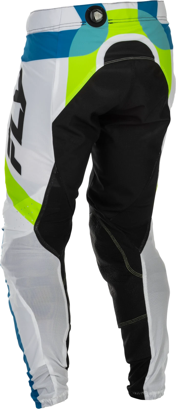 Fly Racing Lite LE Offroad Pants for Men (US 34) White Lime Blue