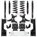 Front 4" & Rear 6" Drop Kit w/Shock For Chevy GMC C1500 88-98 W/1.25" ROTORS V8