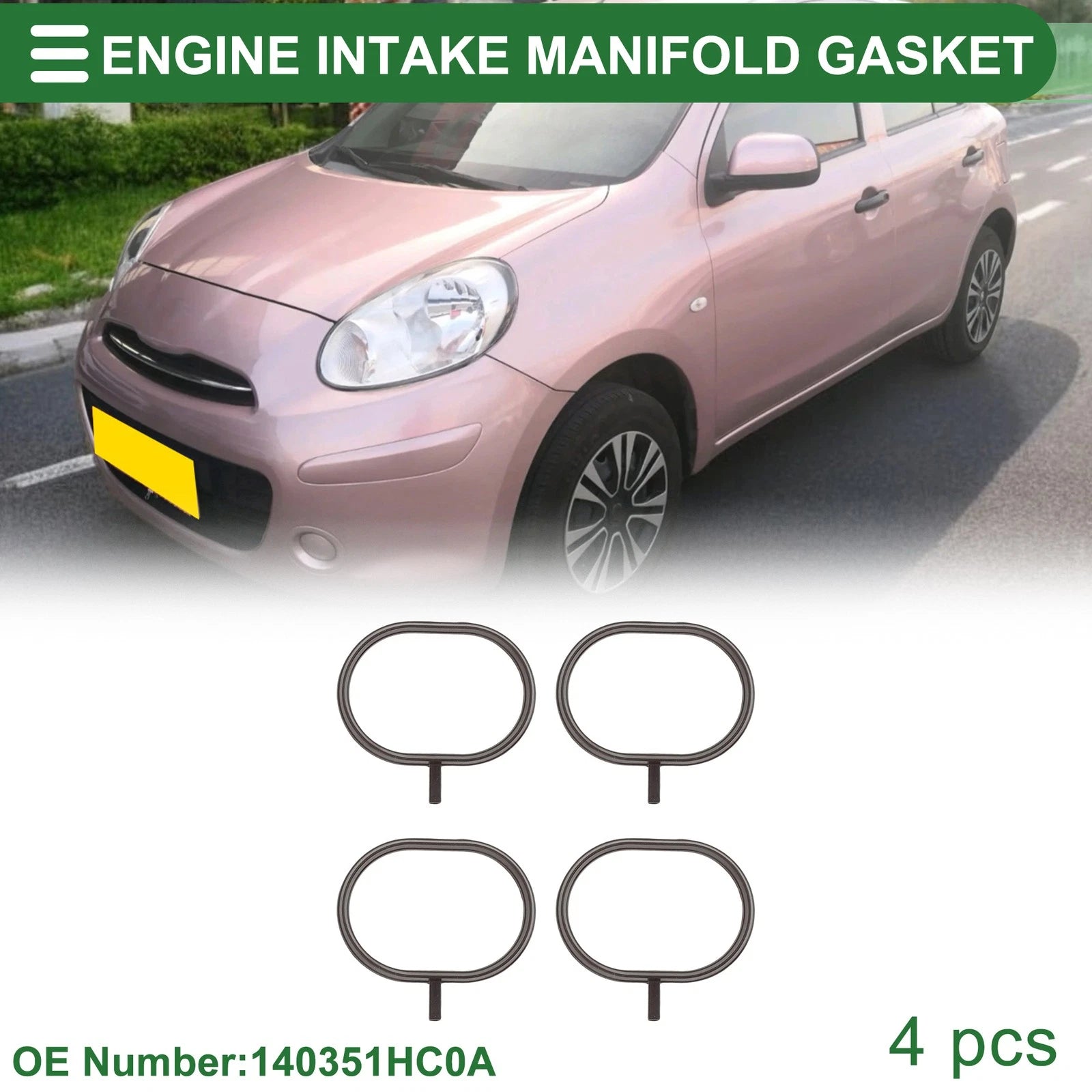 Engine Intake Manifold Gasket for Nissan Micra (2010–2020) No. 140351HC0A
