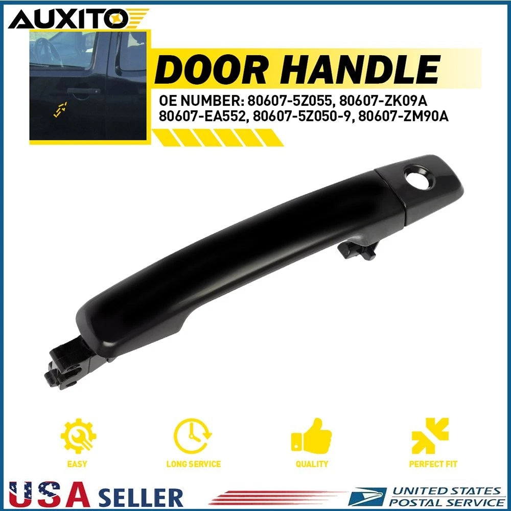 Exterior Door Handle for Nissan Frontier (2005–2022) Front Left Smooth Black