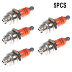 5Pcs BM6A Ceramic Spark Plug for M7/L7T/CJ8/1560 (Lawn Mower/Chainsaw)