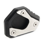Black Side Stand Kickstand Foot Plate Pad for Kawasaki ER-6F/ER-6N (2013-2017)