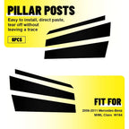Set of 6 Pillar Posts Door Window Trim for Mercedes Benz ML350 ML550 W164 (2006–2011)