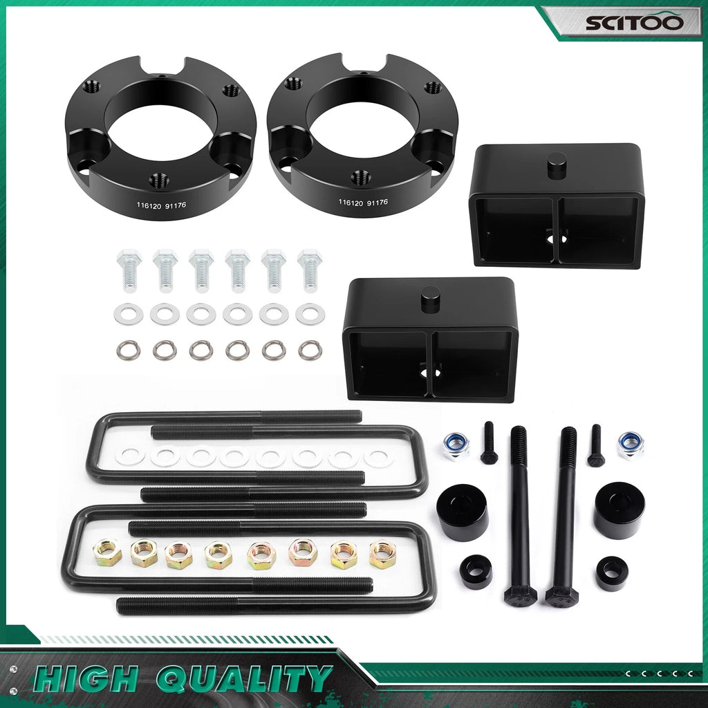 2.5" Front & 3" Rear Leveling Kit for Toyota Tacoma (1995–2004) 4WD 6 Lug