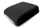 Center Console Lid Armrest Leather Cover for Discovery Sport (2015–2019) Red Stitch
