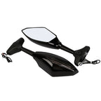 Rearview Side Mirrors with Blue LED Turn Signal for Suzuki GSXR 600 750 1000 (2001–2023)
