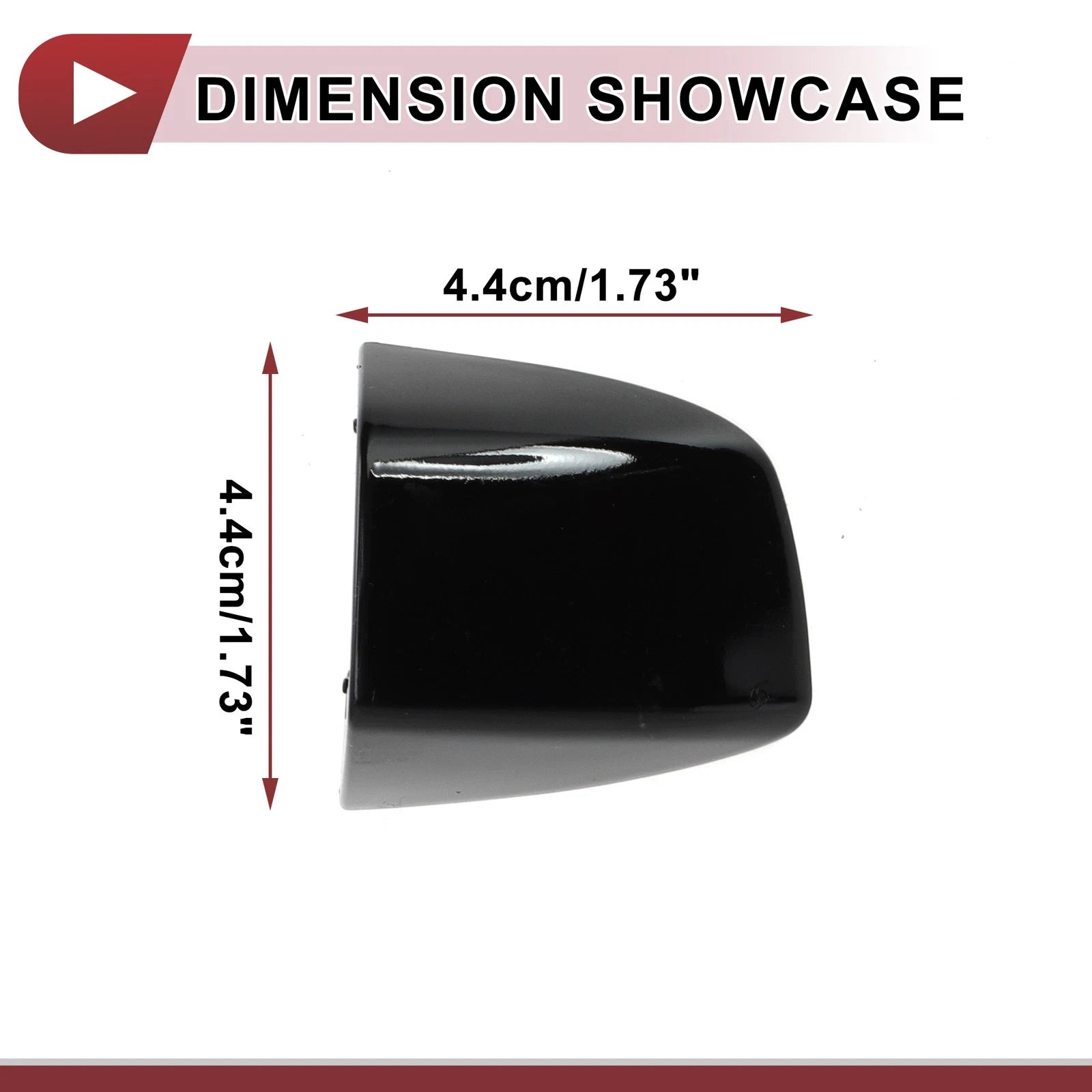 Front Right Door Handle for Audi A6 C7 (2011–2018) 4H1837879 Black ABS