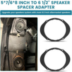 5"x7" / 6"x8" to 6.5" Door Speaker Spacer Bracket for Ford F-Series (1997–2003)