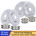 Brake Rotors and Pads for Ford Flex Taurus Explorer MKS MKT (2009–2019)