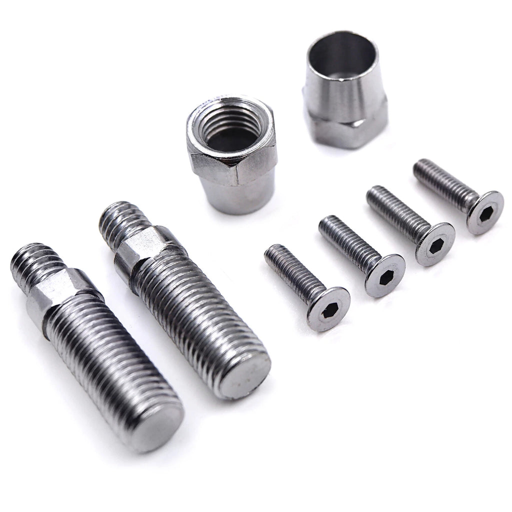 Mirror Mounting Screws Bolts for Honda Kawasaki Suzuki Cruiser Bike (Universal)
